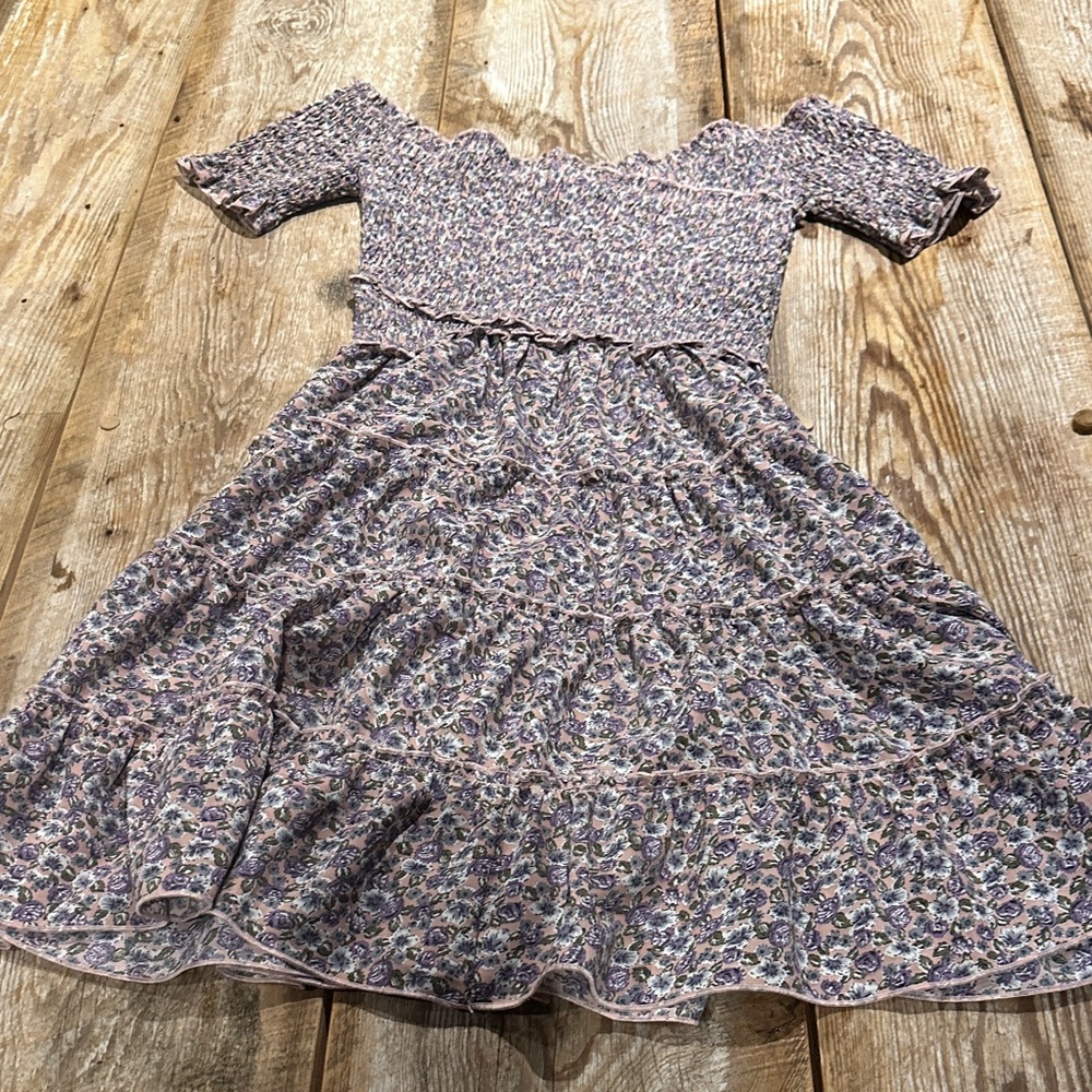 NanaMacs Purple Floral Mini Dress